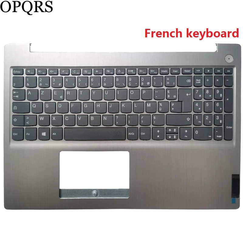 Teclado Portátil para Lenovo Ideapad Palmrest Upper Russo Eua Reino Unido Espanhol Brasil Francês 15ada05 15are05 15iml05 15iil05 15igl05 - Imagem 4