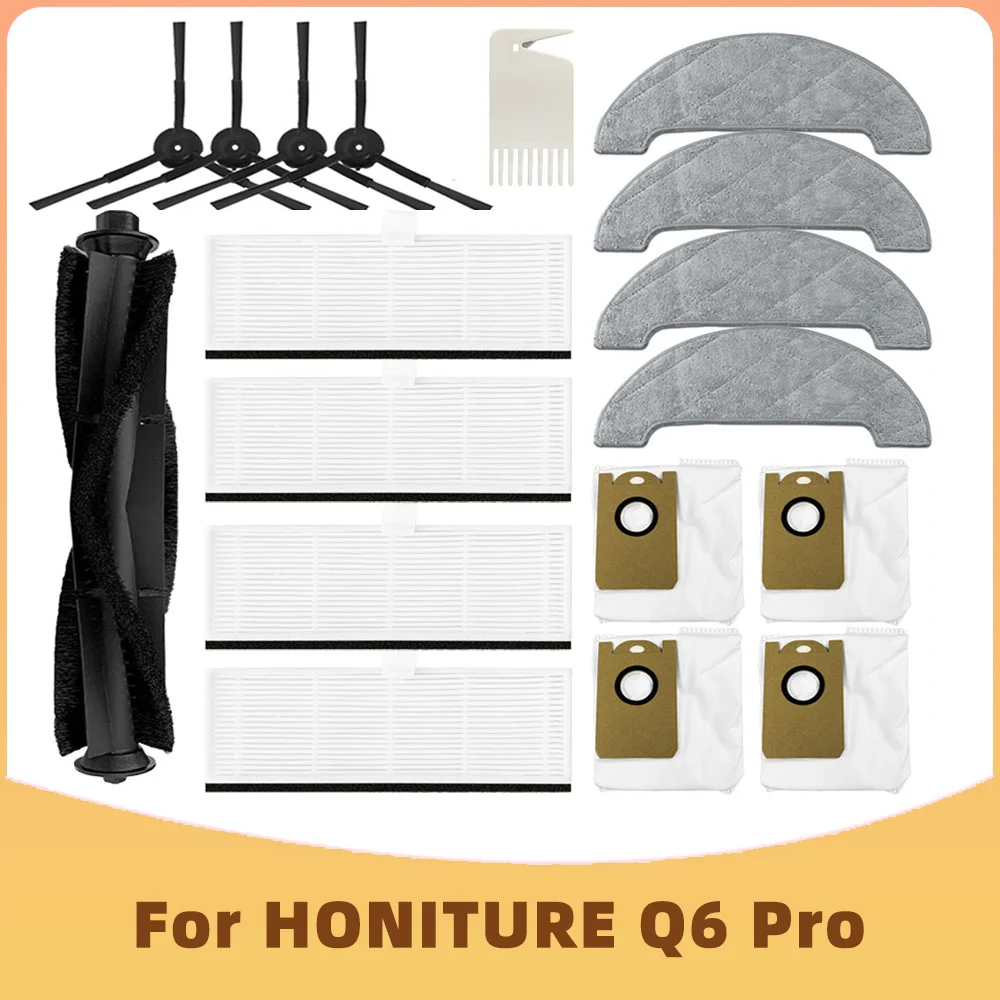 For HONITURE Q6 Pro Robot Vacuum Cleaner Spare Parts Accessories