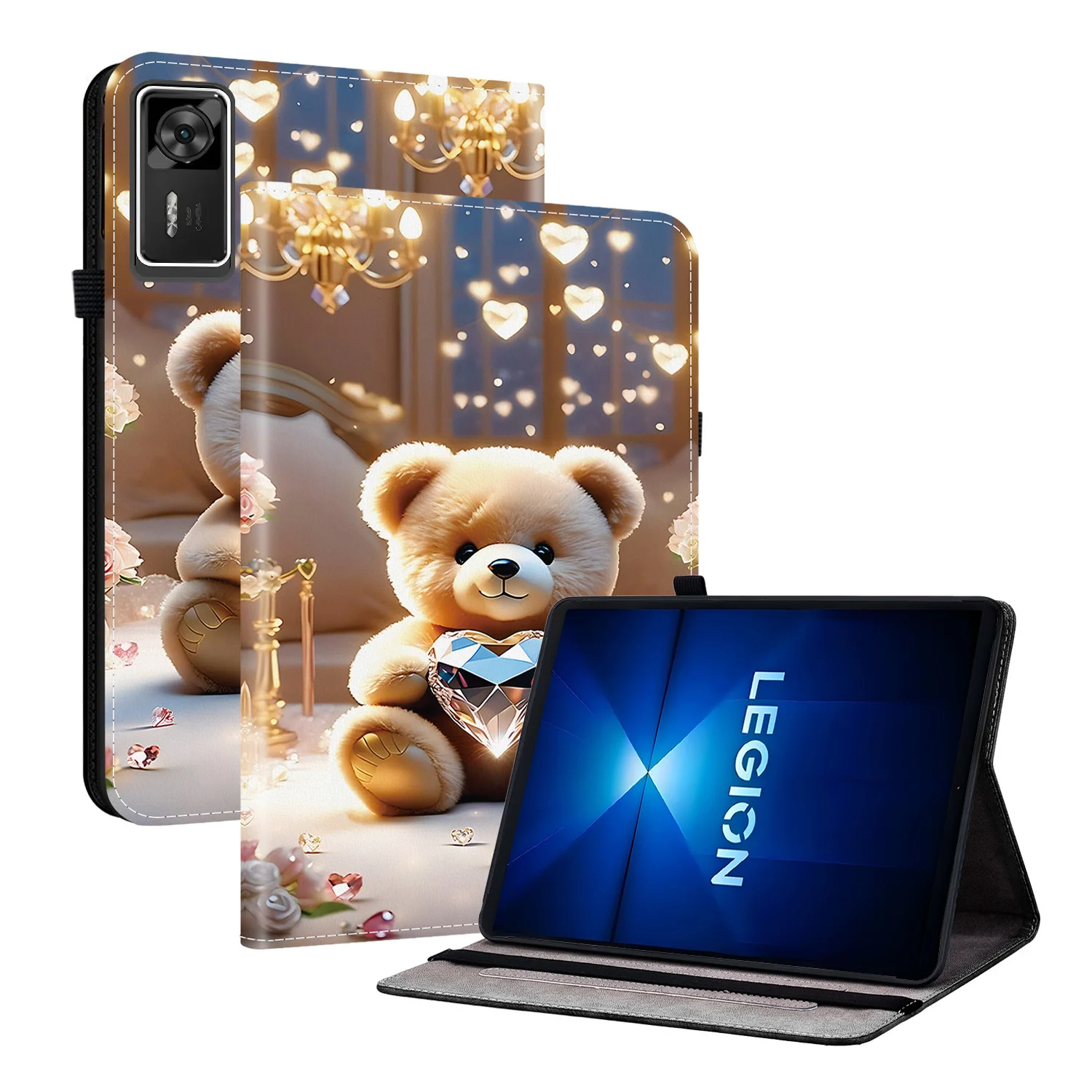 Premium Leather Tablet Cover - Sleek 11-12 Inch Universal Fit Cases