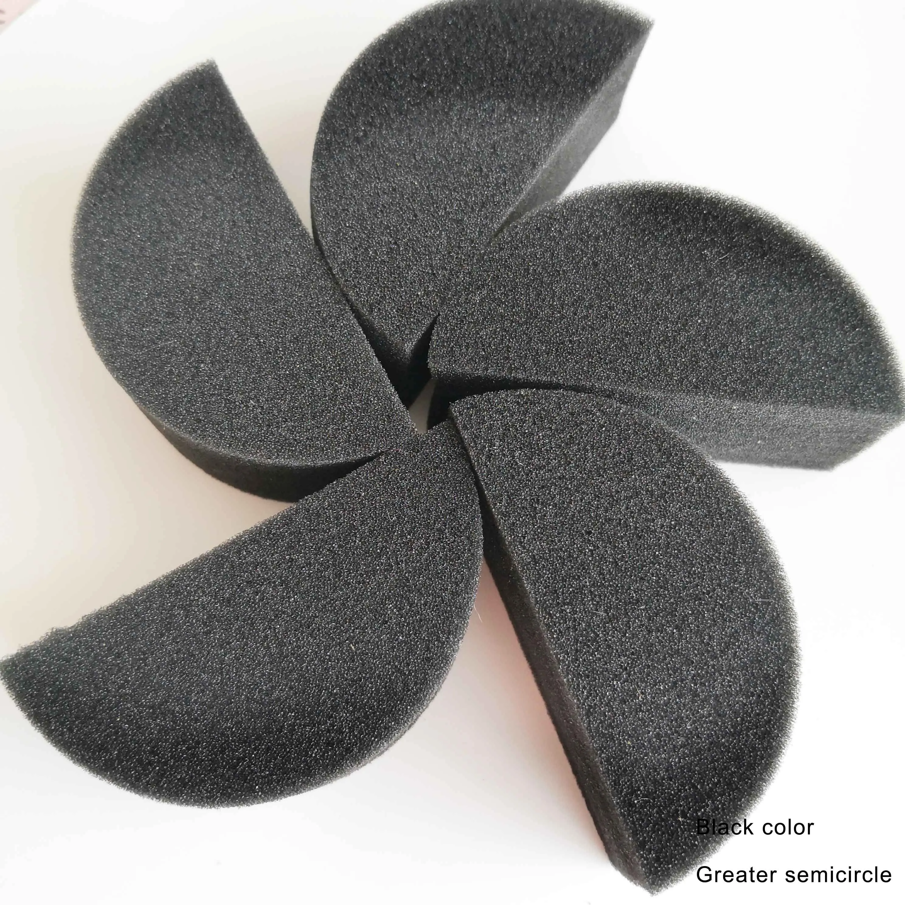 5pcs Body Art Face Painting Water droplets Semicircle Circular Facial Graffiti Halloween Makeup Sponge 3