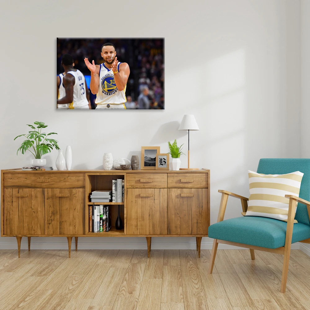 Golden State Warriors Poster Home Decor Stephen Curry Wall Art Hanging  Picture Print Bedroom Decorative Painting Posters - AliExpress