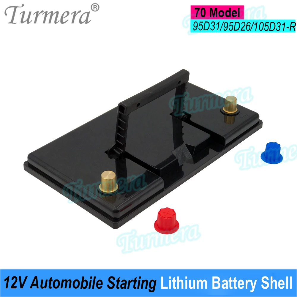 Turmera 12V 빈 배터리 상자 자동 자동차 시작 리튬 배터리 쉘 70 시리즈 95D31 95D26 105D31-L 납산 사용 교체