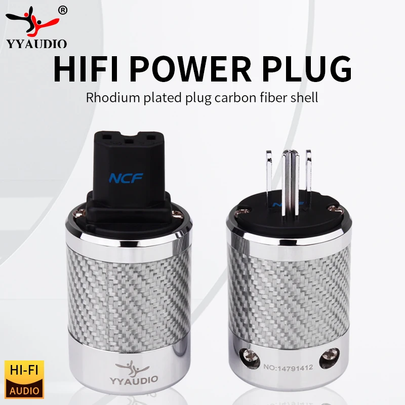 YYAUDIO US Schuko Power Plug Connector Female-Male audio US Power DIY Mains Cord IEC Audio Connector Supply Plug