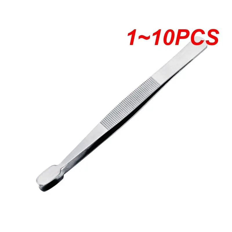 

1~10PCS 1-Mini Portable Stainless Steel Tweezers Wound Treatment For Grip Small Things Repair First Kits Supplies