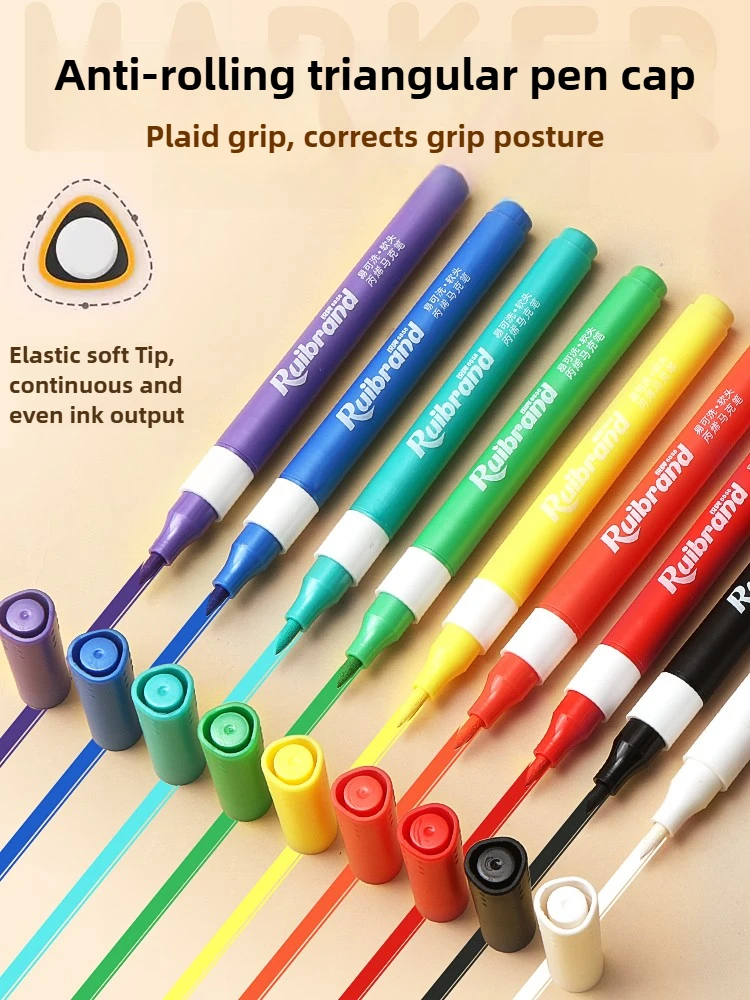 24/36/48/60 Colors Acrylic Paint Marker Set with Multi-layer Box for Egg Ceramic Wood Glass Stone Fabric for Adults