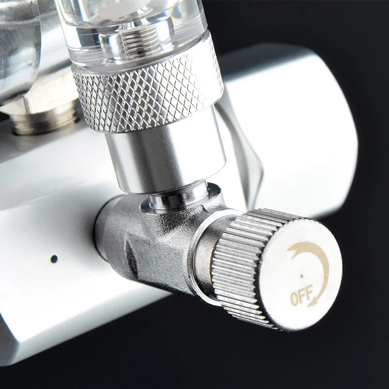 DIY Aquarium CO2 Regulator Magnetic Solenoid Kit Check Valve Fish Tank Accessories CO2 Control System Reactor Generator Set co2 regulator