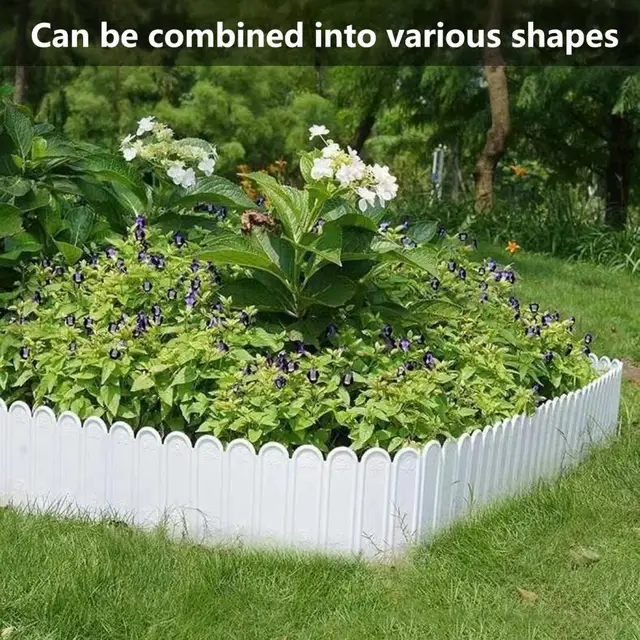 Növény Kerítéskártya Nyílás Splicing Plug-In Csatlakozás Hajlító-Rezisztens Egymásra Rakható Stabil Napmintás Virágkerítés Kertész Szerszám - Image 5