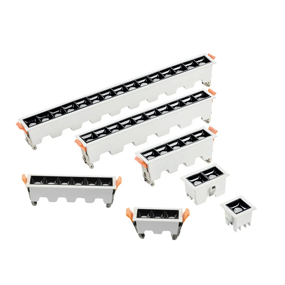 

Dimmable LED down light Spot light 2W4W6W 10W 12W 20W 30W Embedded strip COB grid light ceiling light high-grade indoor lighting