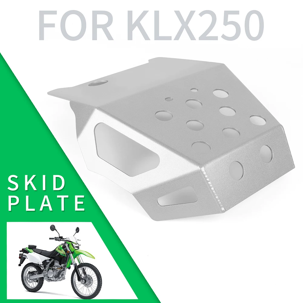 SkidPlateForKAWASAKIKLX250KLX25020122019MotorcycleAluminumEngineGuardEngineBash