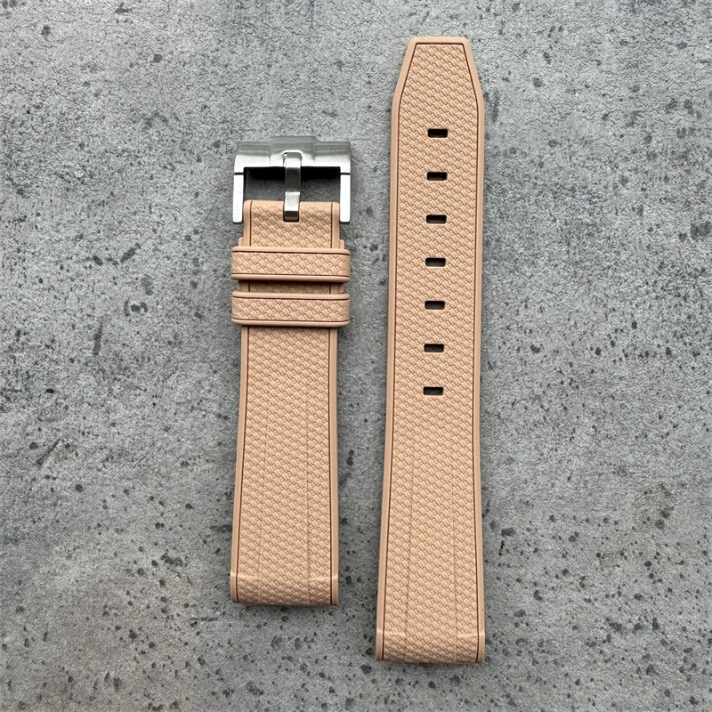 Multicolored Premium Silicone Watch Strap - 20mm High-Quality Rubber Band
