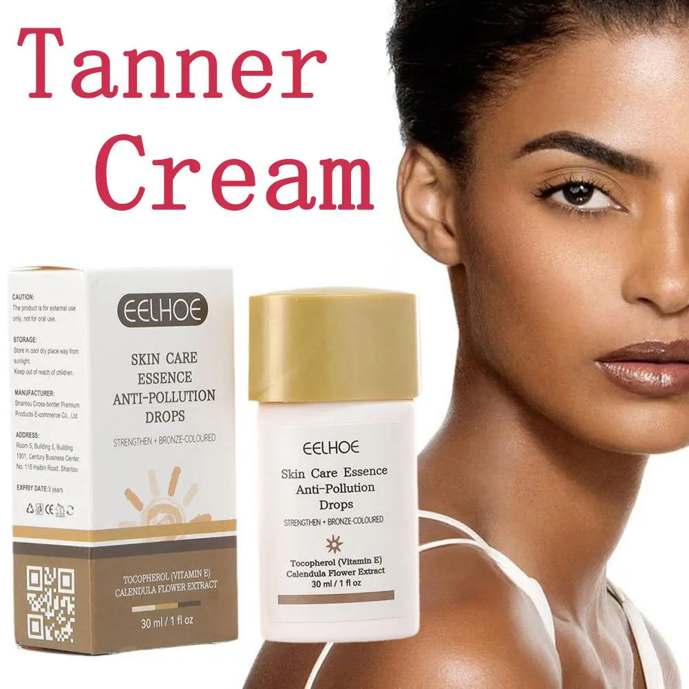 Self Tanner Cream & SPF30 + sunscreen Face Body Fast Bronzer Lotion Self Tanning Cream UV Protection Skin Tanning Care Set