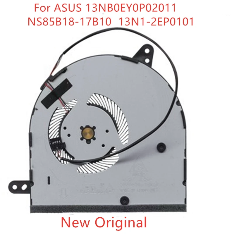 Ventilador de Refrigeração Original Novo da Cpu do Portátil para Asus 13nb0ey0p02011 Delta Ns85b1817b10 fã 13n12ep0101