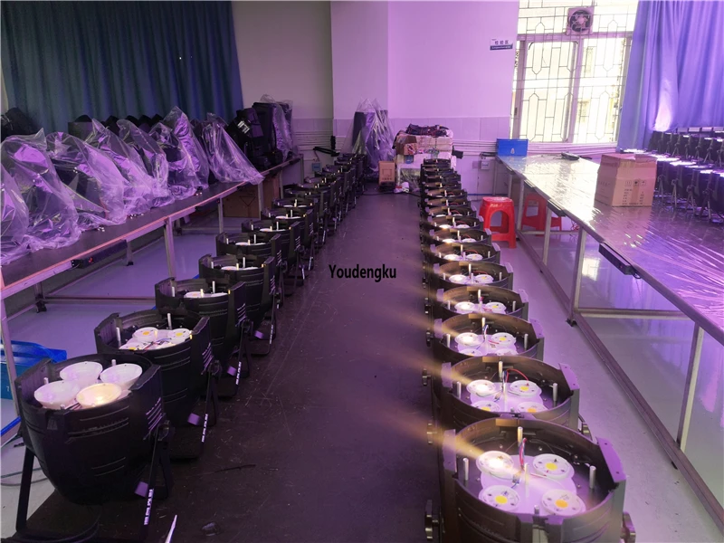 8 pieces 200W COB 4-Eyed Face Light White and Warm White LED par Light