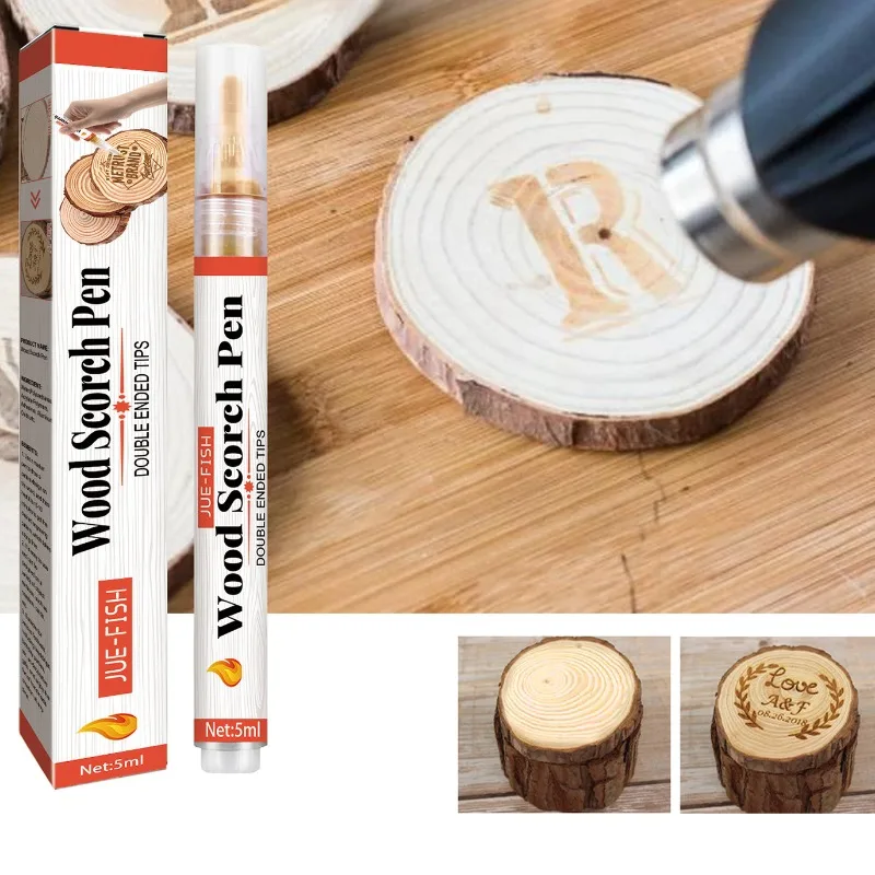 Penna Per Bruciare Il Legno 1Pc Marcatore Per Legno Non Tossico Strumento Per Penna Per Bruciare Il Legno Chimico Pennarello Per Bruciare Il Legno Per