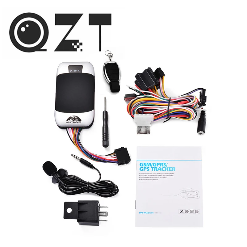QZT TK303G Car GPS Locator GPS Tracker Vehicle Waterproof Voice Monitor Online Tracking with Remote Control Free APP