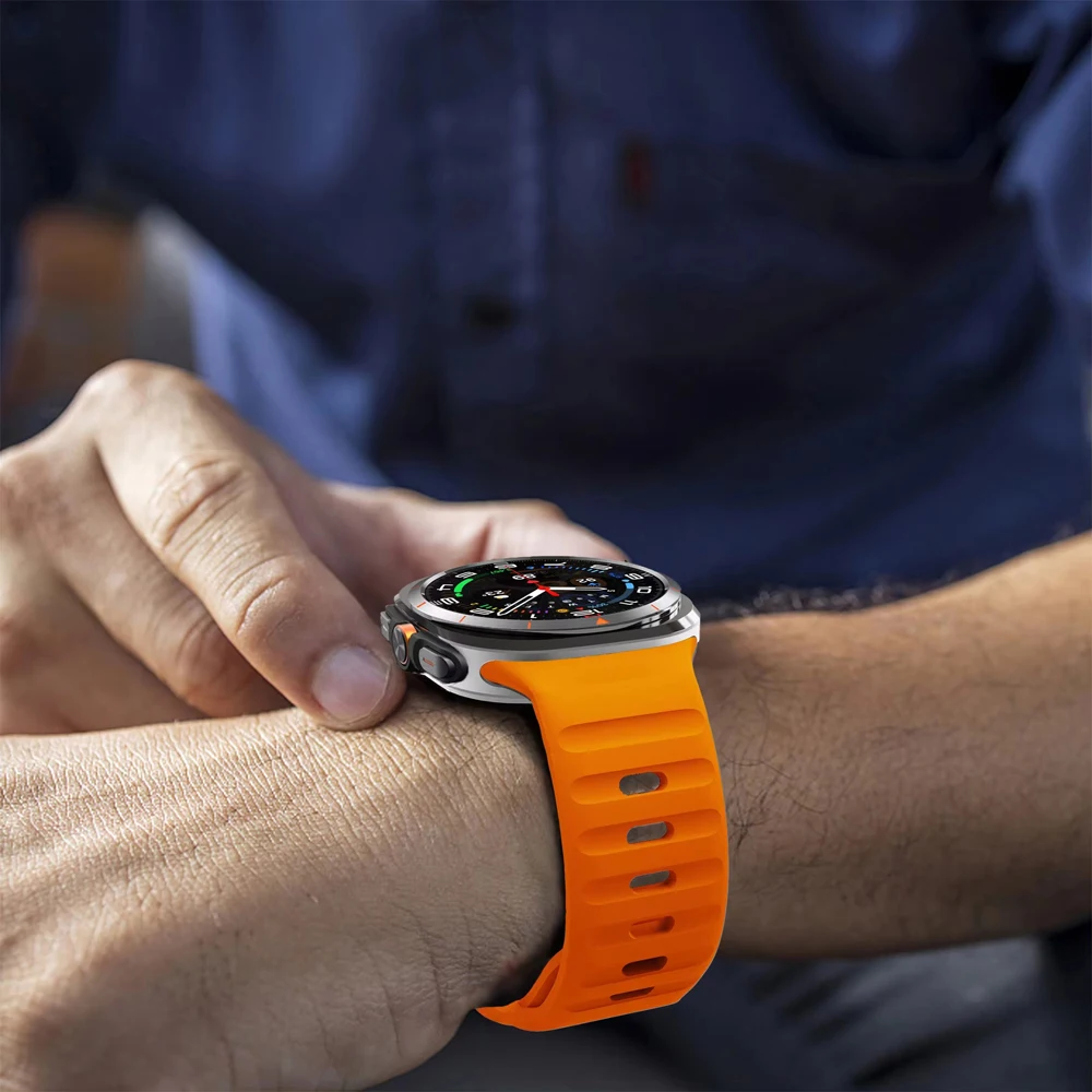 Premium Sport Silicone Band – Ultra Series 47mm, No-Gap Design Bracelet Accessory