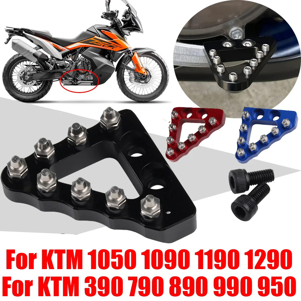 Support Bobbins Arrière M10 Pour KTM Duke/Adventure - Paire Orange - Aluminium CNC - Protection Carrosserie