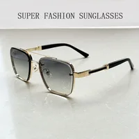 2025 Lunettes De Soleil carrées hommes luxe Vintage Lunettes De Soleil femmes à la mode rétro Lunettes De Soleil Hombre Lunette Soleil Femme 4