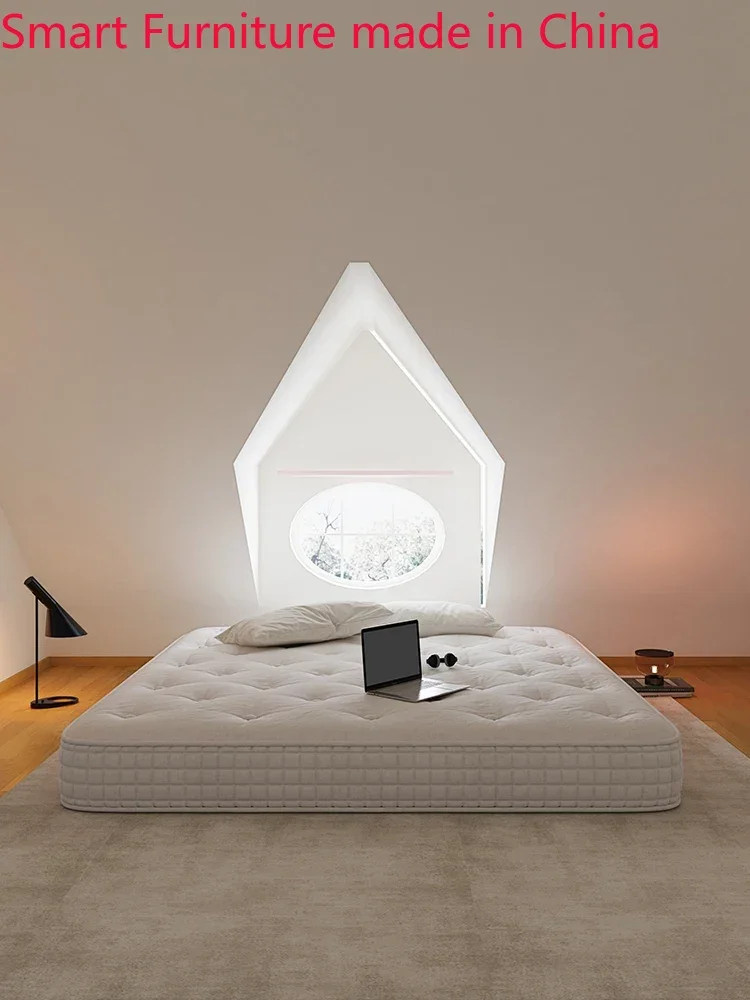 صندوق ضغط فراغ فراش مخصص ، وسادة لاتكس ربيعية مستق...