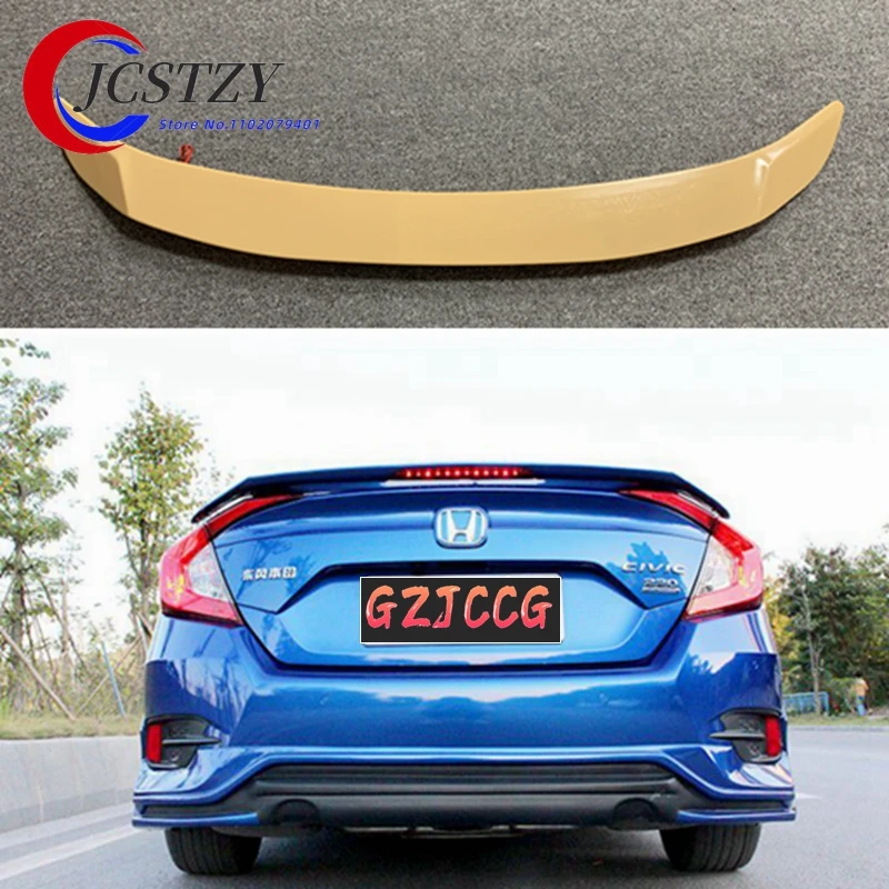 Per Honda Civic Spoiler Materiale Auto Ala Posteriore Colore Spoiler Posteriore Spoiler Ala Posteriore Con Luce Led 2016