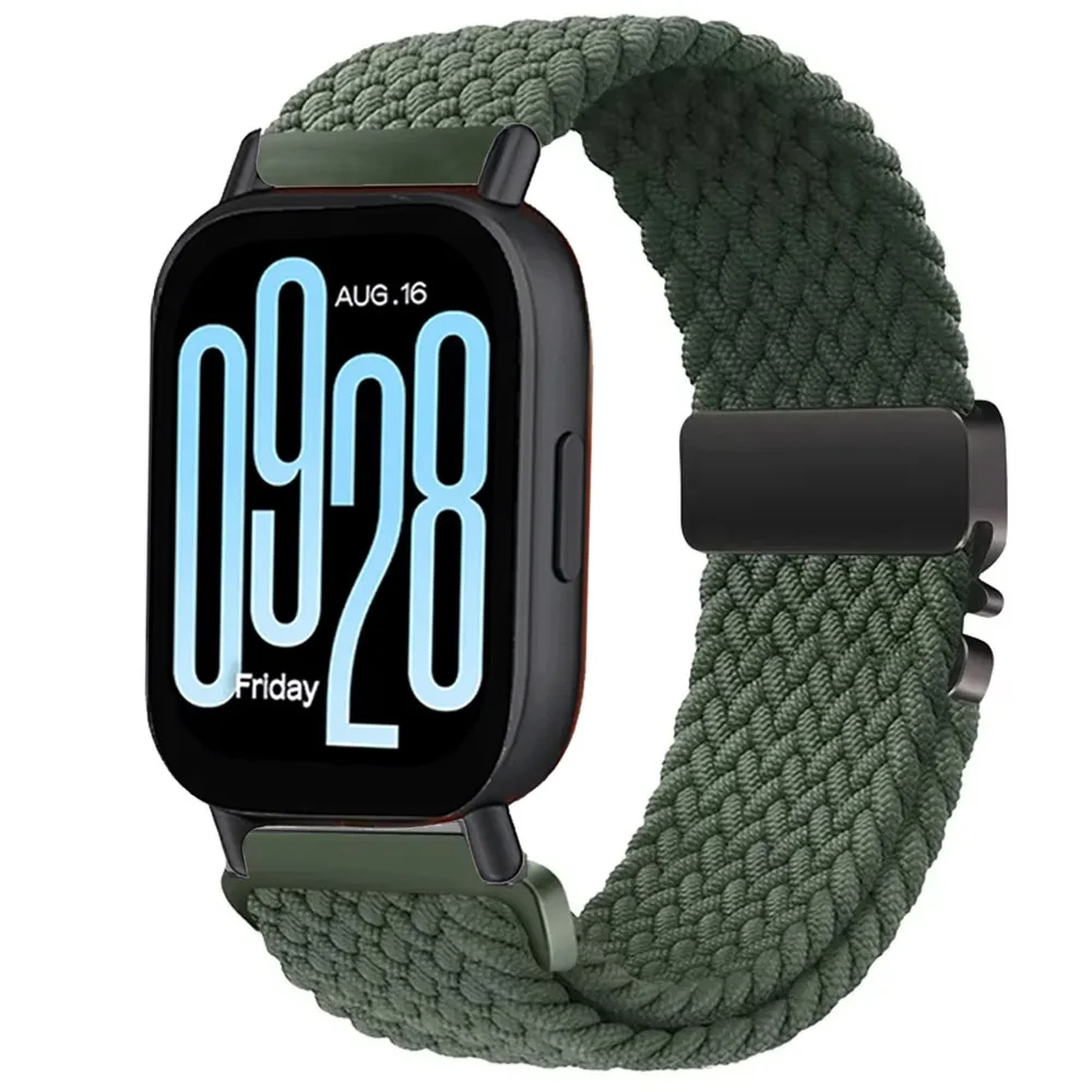 Braided Nylon Loop Strap with Parachute Buckle - Comfortable Adjustable Band (22mm/20mm)