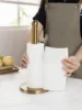Kitchen fashion simple tissue holder cup holder combination stainless steel kitchen roll paper holder creative Tissue holder 5