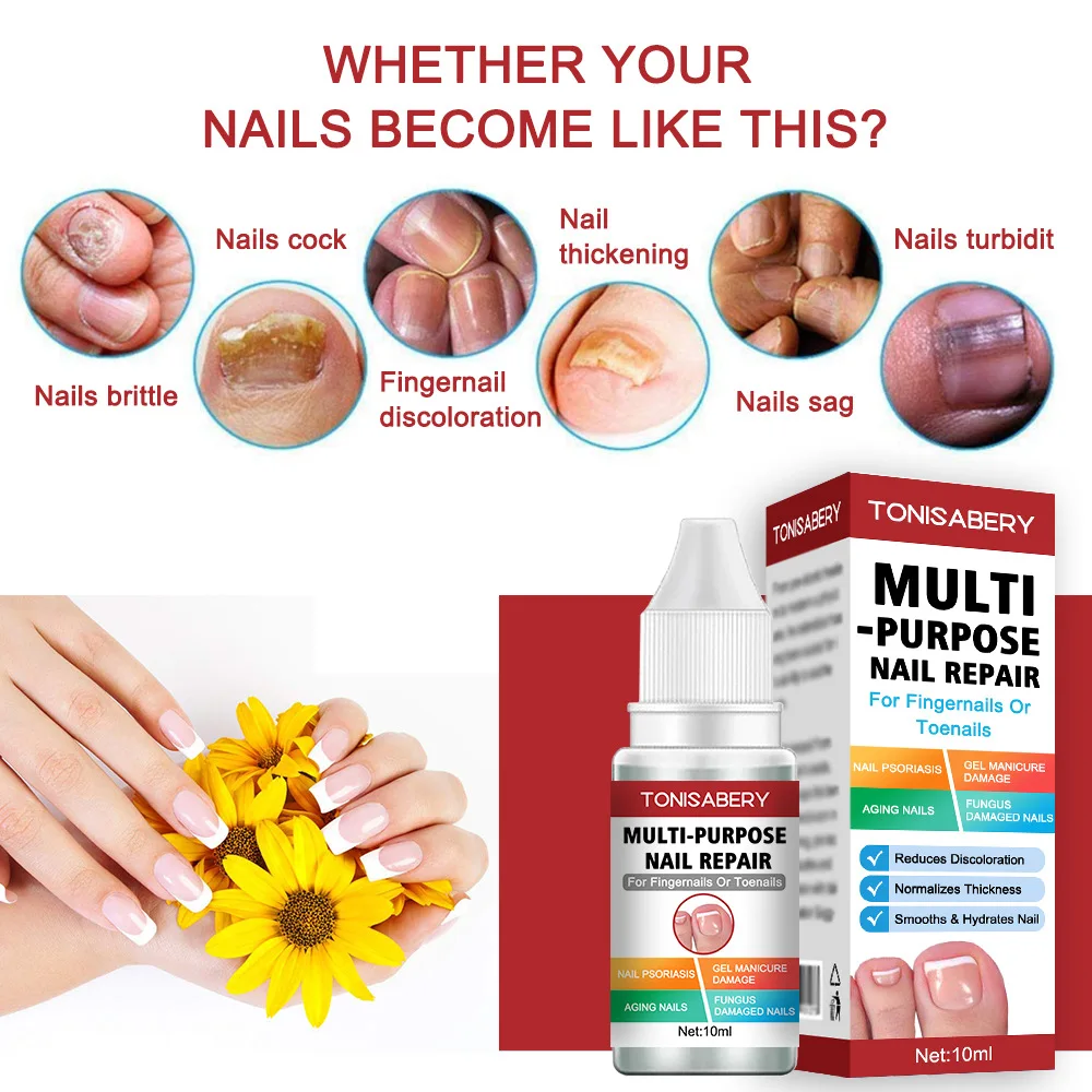 10ml Gray nail Repair Solution Hand and Foot Care Nourishing Repair Solution Moisturizing and Smoothing Nail Polish