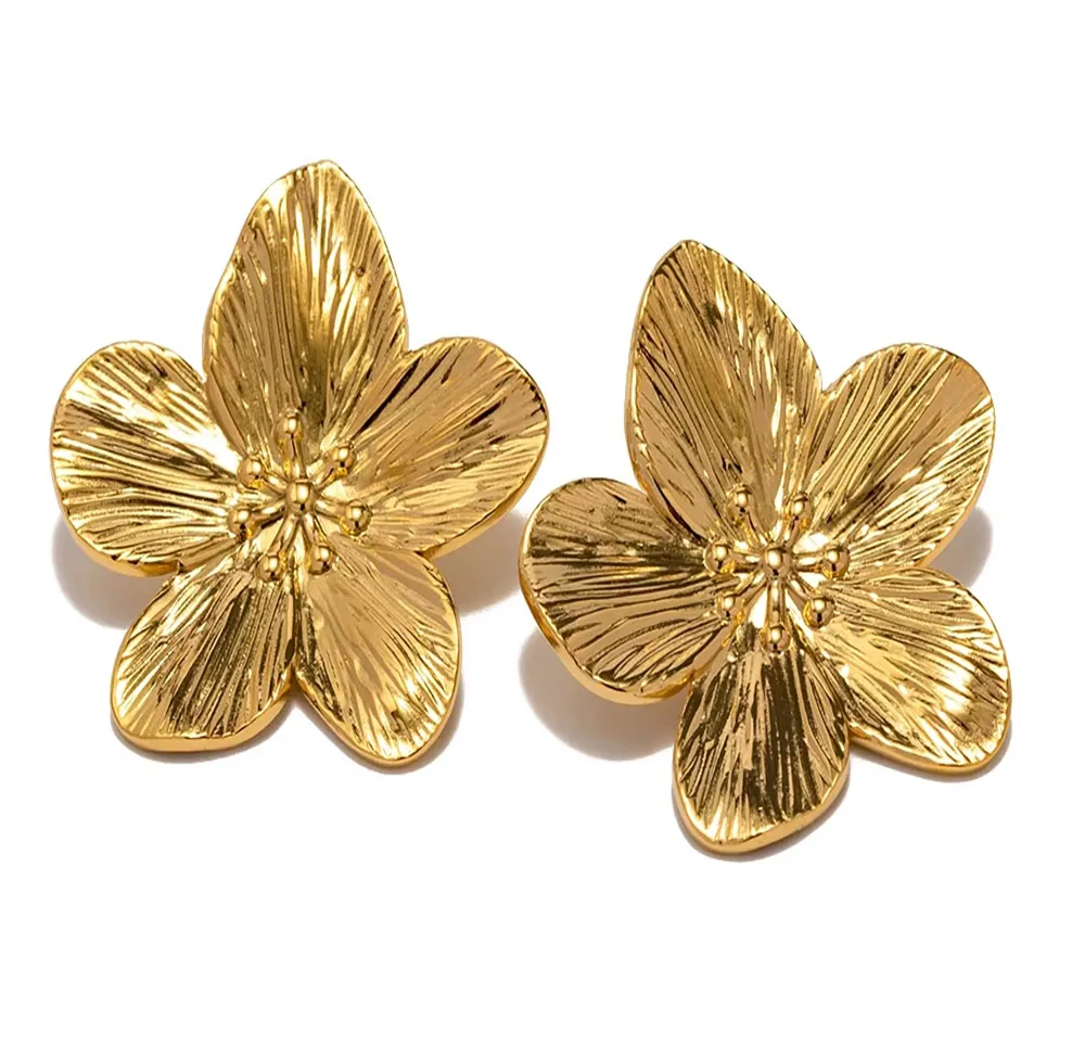 Uworld Hypoallergenic Fashion Vintage Flower Earrings Premium Alloy Women's Party flower earrings