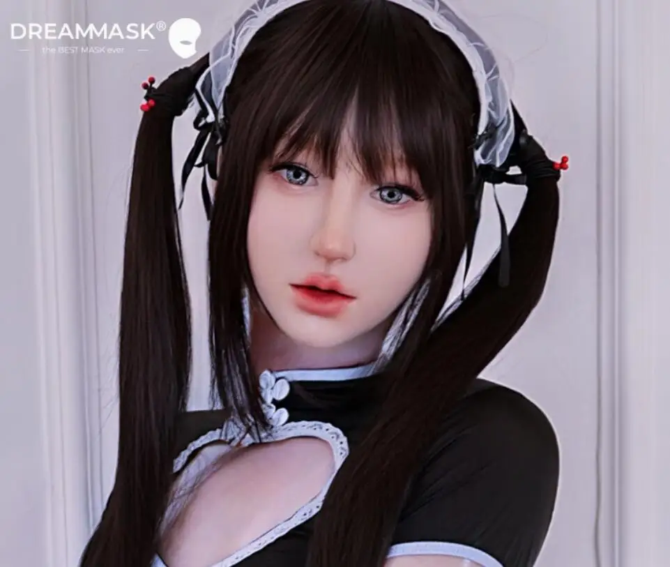 (Q05 CHING4)'Dreammask' DMS Crossdress Female/Girl Half Head/ Full Head Cosplay Kigurumi Male To Female Mask Drag Queen Shemale