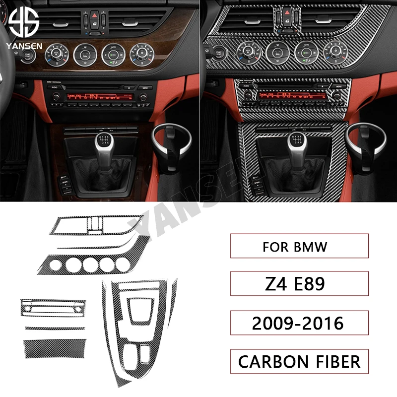 For-BMW-Z4-E89-2009-2016-Car-Center-Console-Gear-Shift-Panel-Cover-Trim ...