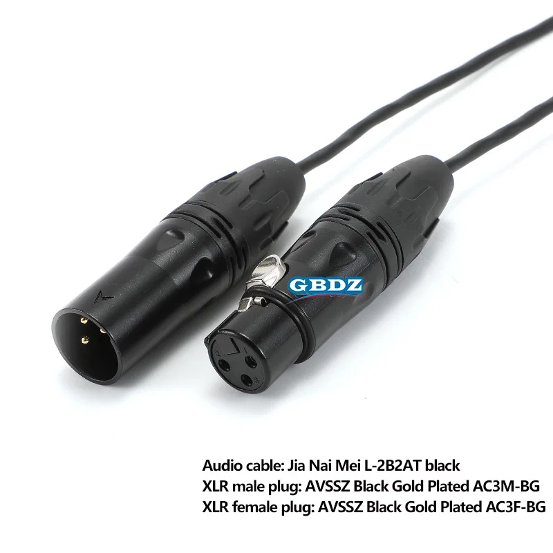 Professionelles Neutrik 3-Pin-XLR Mikrofonkabel (männlich zu weiblich) OFC Y-Splitter DJ Audio Abgeschirmt für Mikrofon und Mischpult 0,6m-20m – Detail 7
