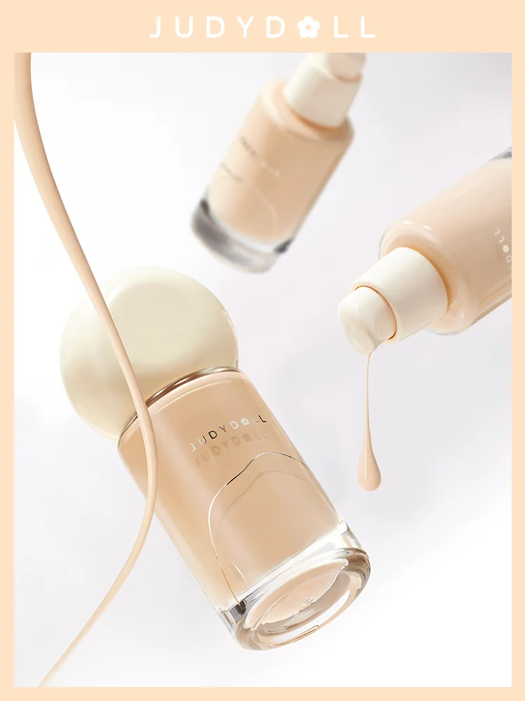Judydoll Oil Control Liquid Foundation for A Long Duration Oil Concealer Creme Foundation Long lasting makeup retention 2