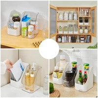 Bacs de rangement pour réfrigérateur, boîte de rangement de tri des aliments pour réfrigérateur, boîte de rangement d'assaisonnement transparente, organisateur de rangement pour réfrigérateur de cuisine 2