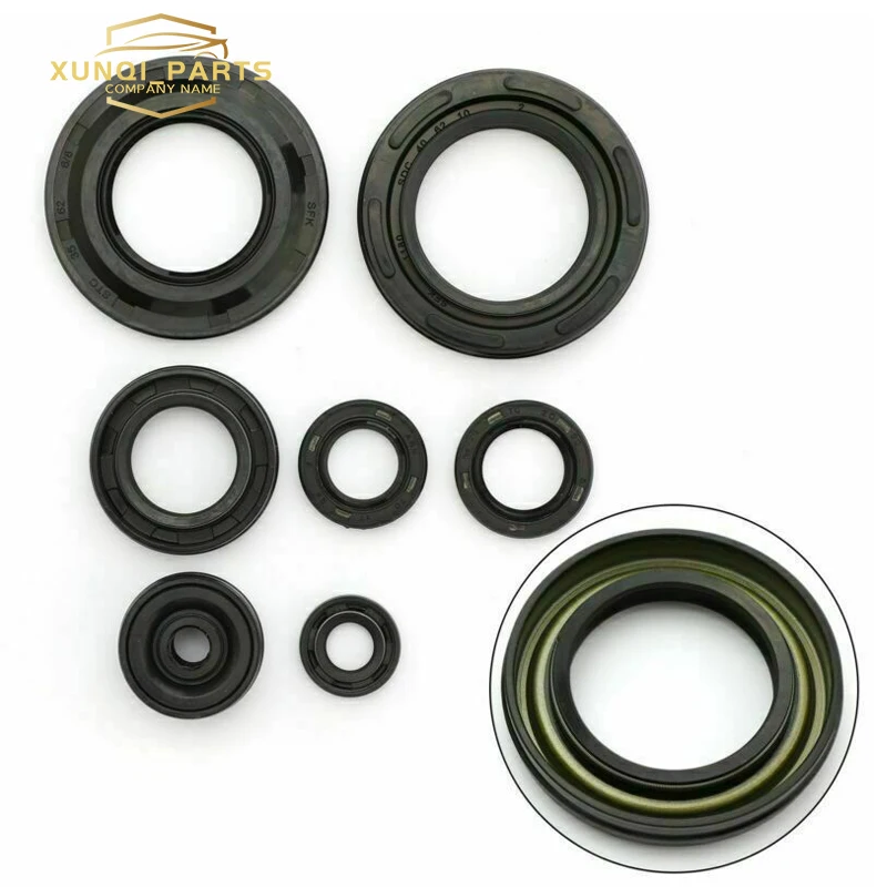 Motorcycle Engine Oil Seal Kits Fits for Yamaha Banshee 350 YFZ350 1987
