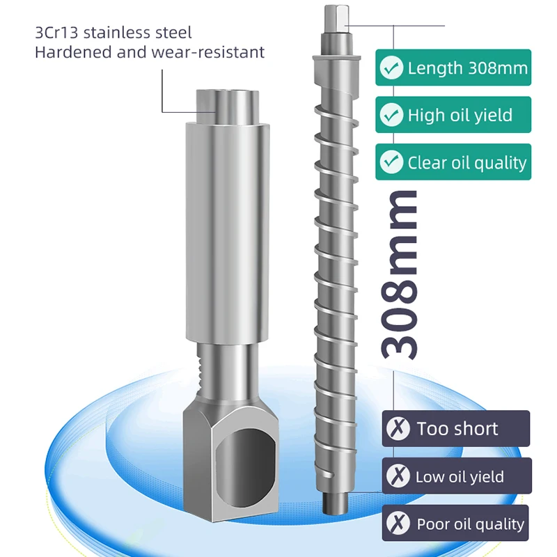 Oil Press Machine Commercial 220V 110V Stainless Steel Peanut Sasame Sunflowers Squeeze 9-15KG Per Hours Extracter 4