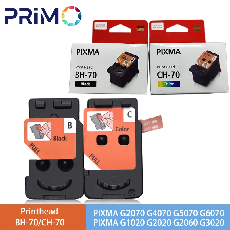 Женская печатающая головка BH70 CH70, печатающая головка для Canon PIXMA G2070, G4070, G5070, G6070, G7070, G1020, G2020, G3060, G2060, G3020, G2021