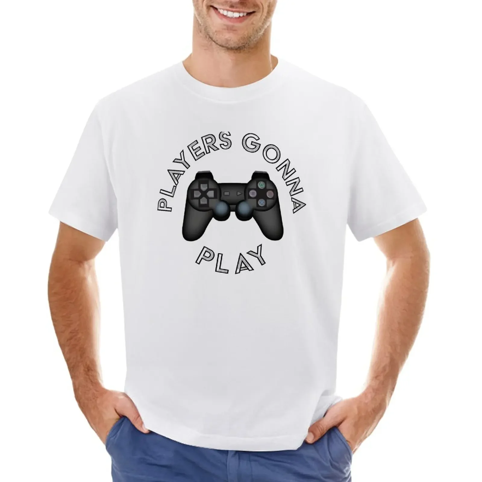 

Players Gonna Play T-Shirt kawaii clothes anime clothes summer top clothes for men