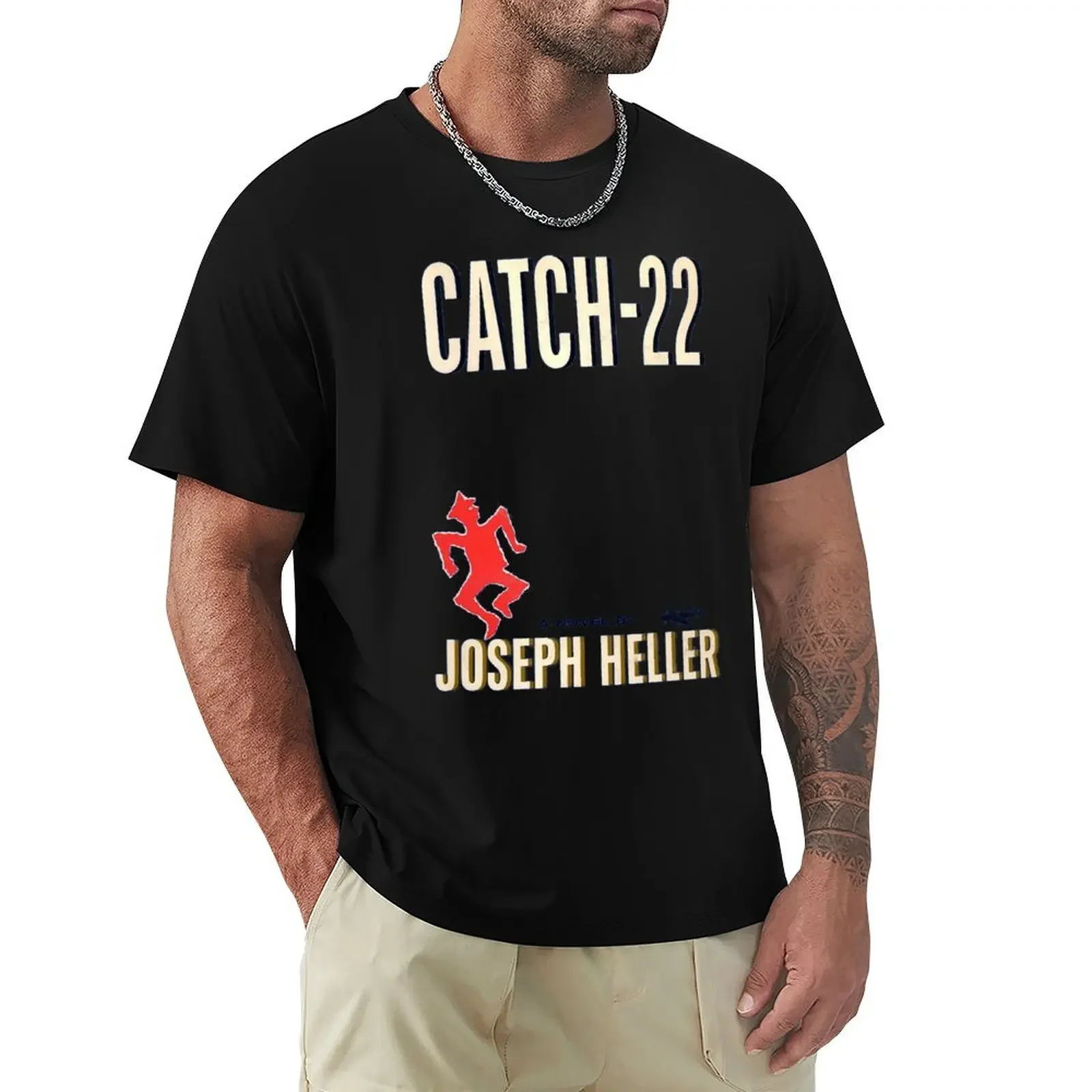 

Catch-22 Cover T-shirt summer tops customizeds sweat shirts, men