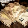 Journal GO 20pcs Vintage Material Paper DIY Flower Scrapbooking Collage Junk Journal Craft Lace Background Paper 2