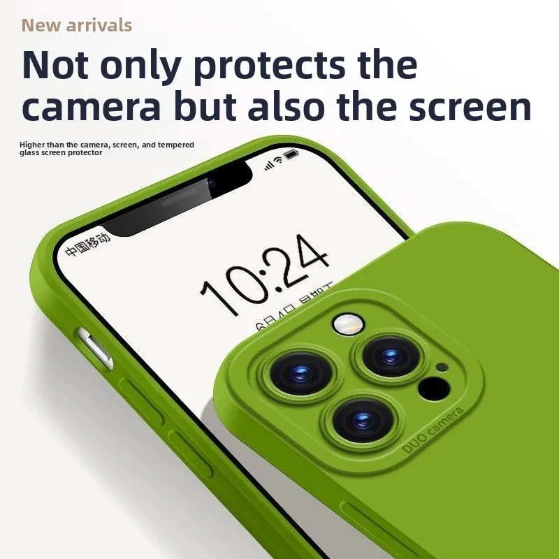 Angel Eye Liquid Silicone TPU Anti-drop Cover - Skin-Friendly Case