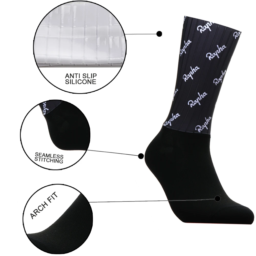 Cycling Socks Anti Cycling Bike Team Aero Slip Seamless Road Bicycle Outdoor Racing Compression Sport Socks Sports Socks Fitness Sports Socks