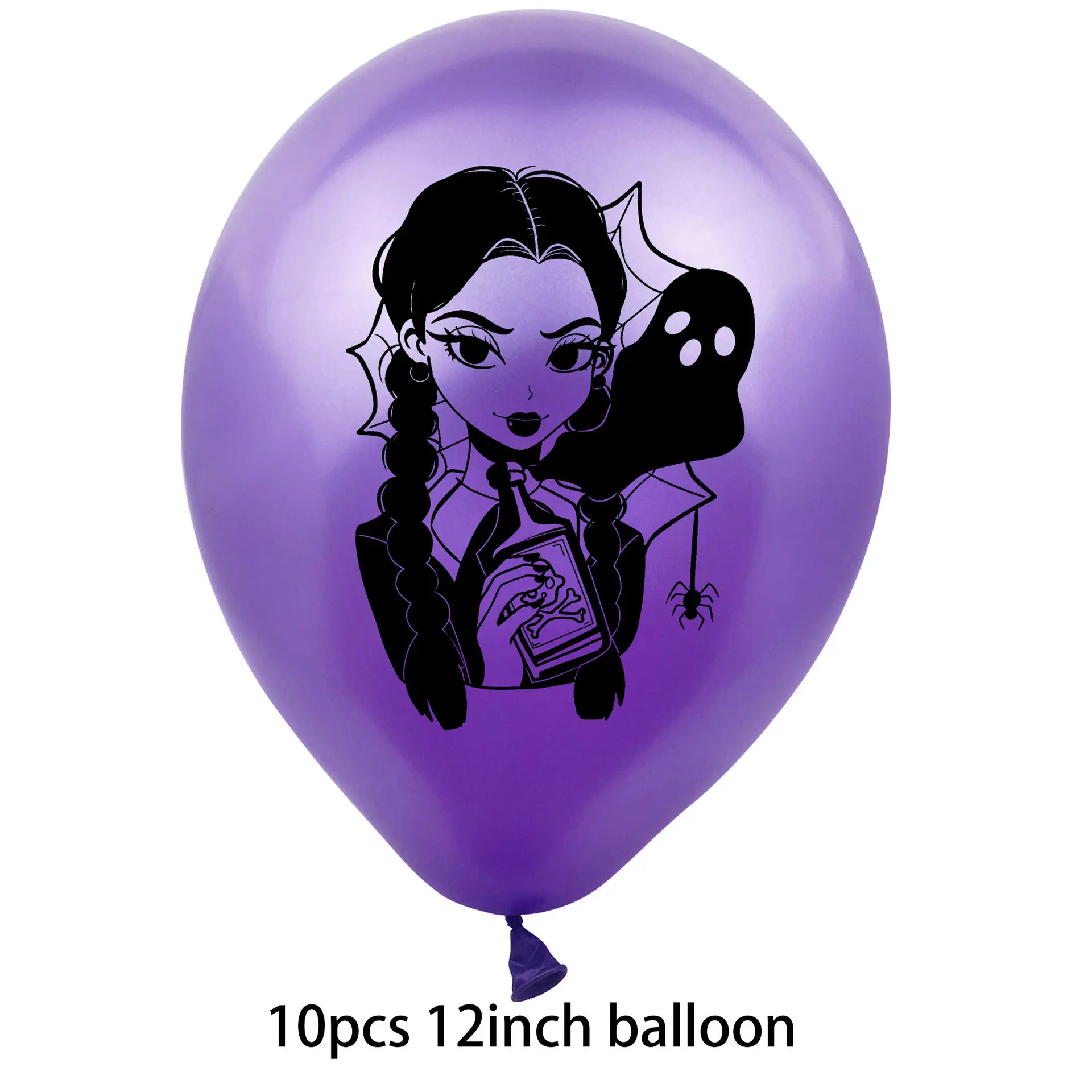 Décoration de ixd'Anniversaire du mercredi Addams, Bannière, Ballon,  Fournitures d'Événement Festif Britannique, Fond Personnalisé Gratuit -  AliExpress