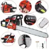 (Ship from USA) Gas Chainsaw Gasoline Powered Chainsaws Chain Saw Gas 2-Stroke 52cc Heavy Duty 22" Blade Chainsaw 5