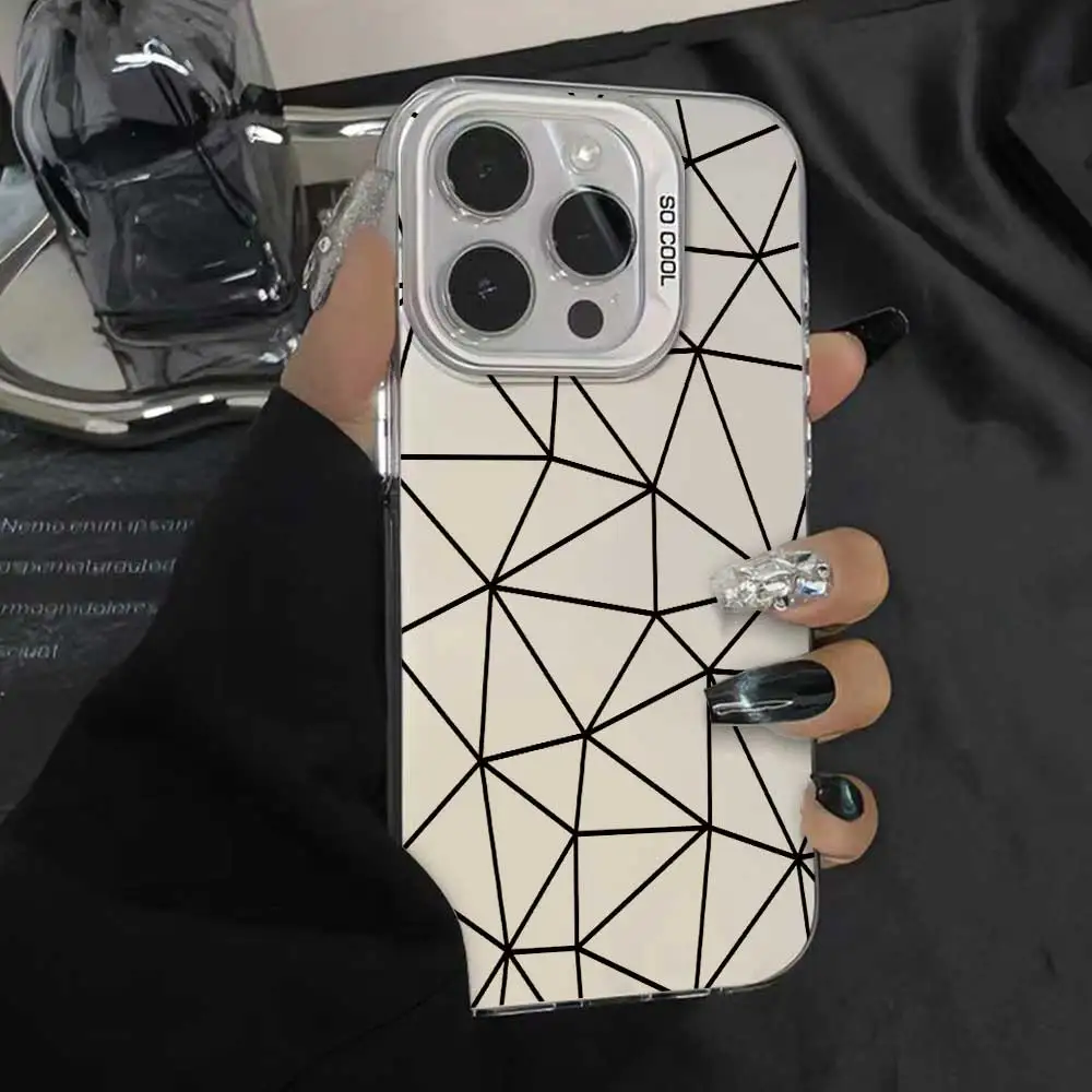 New Stylish Silver IMD Phone Case