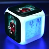 Blue Lock Alarm Clocks Nagi Seishiro Night Light Color 7 Change Led Desk Home Decor Anime Isagi Yoichi Kids Cartoon Alarm Clock 4