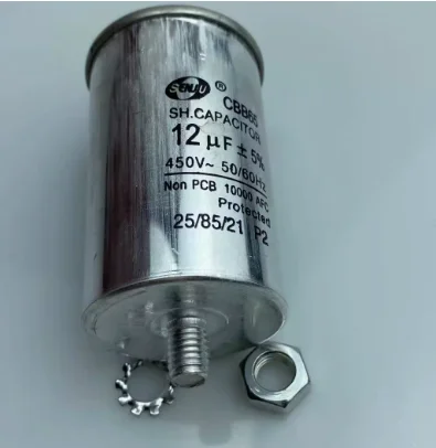 CBB65 with screws at the bottom of the air conditioning condenser 4/5/6. 5/8/10 12/15/18/20/25/30/80 / uf send screw stud cbb capacitor motor capacitor