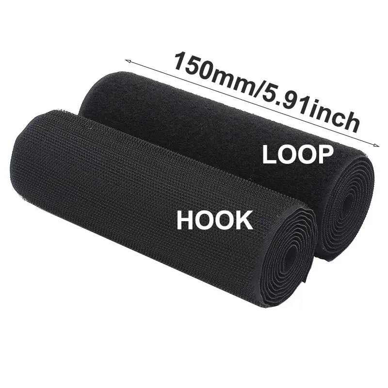 1Meter 10/15cm Wide Sew on Hook and Loop Fastener Tape Nylon Non-Adhesive Interlocking Fastening Fabric Tape for Sewing DIYCraft hook and loop fastener tape