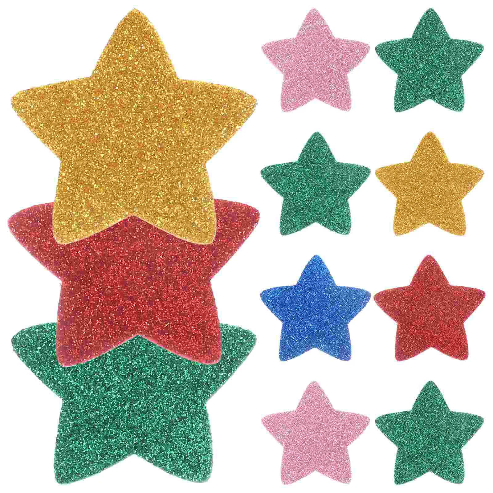 

Half Circle Wall Decor Sticker Eva Foam Star Pattern Mixed Color Stickers Stars