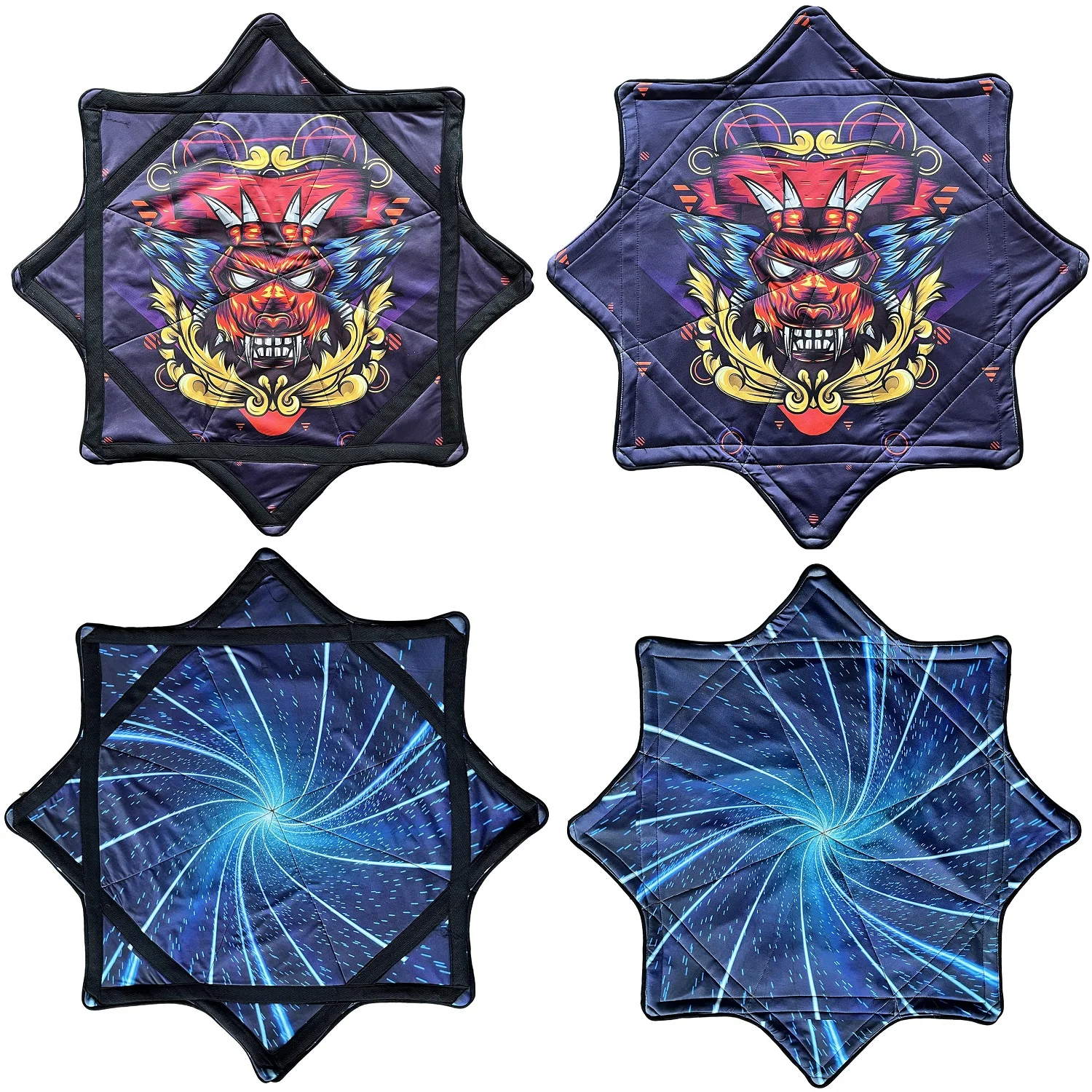 Dapo Spinning Dance handkerchief Lycra Octagonal Scarf flying Handkerchief 67cm*67cm Customizable Spinning Handkerchief 4