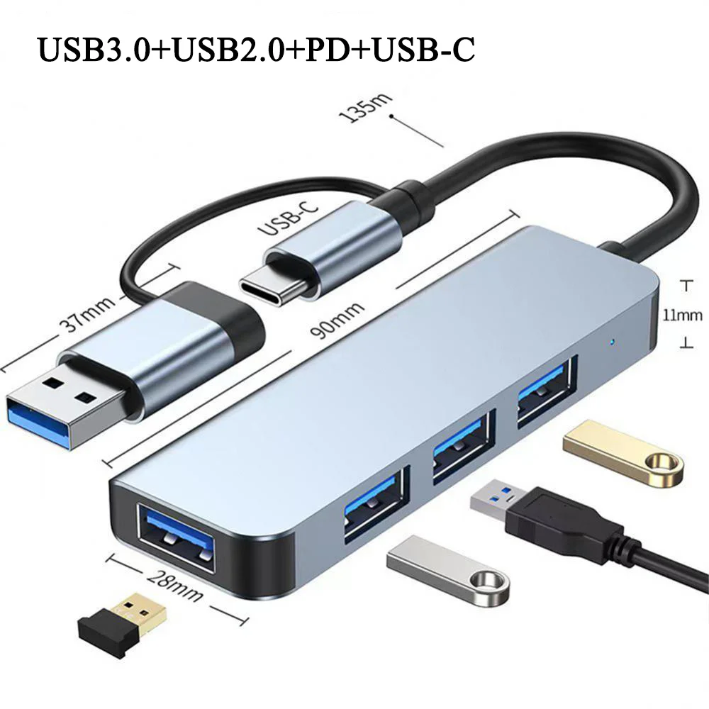 

Концентратор USB C 4 порта USB 2,0 концентратор PD TF карта концентратор 3,0 USB адаптер разветвитель для MacBook Air ПК концентратор Usb разветвитель Тип C